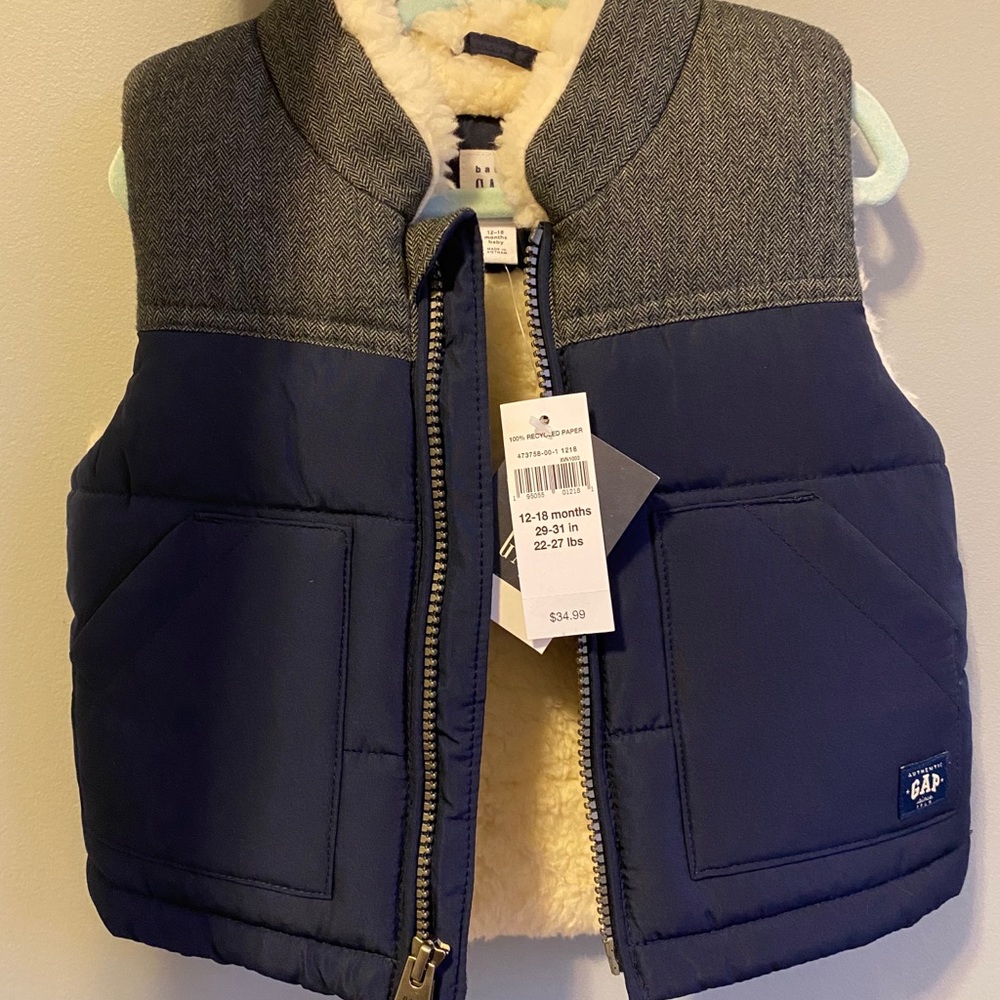 Winter Vest for Toddler boy